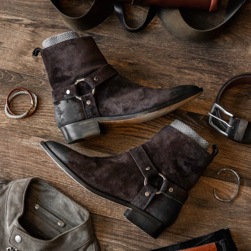 [S] Harness | Dark Brown Suede - Image 8