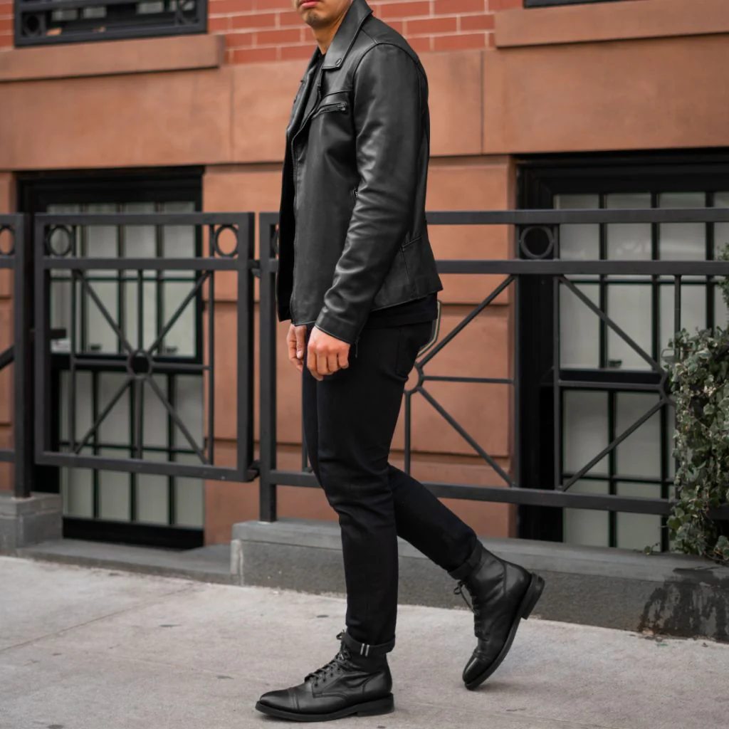 [S] Motorcycle Jacket | Black - Image 3