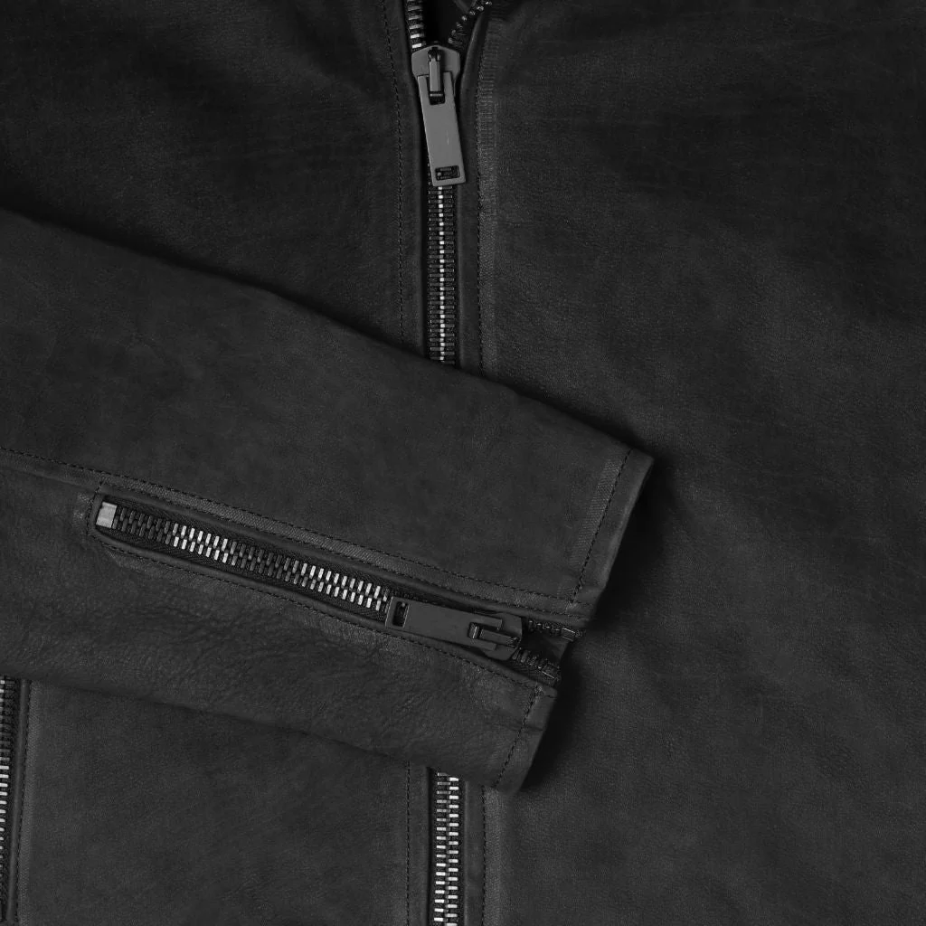 [S] Motorcycle Jacket | Black Matte - Image 7