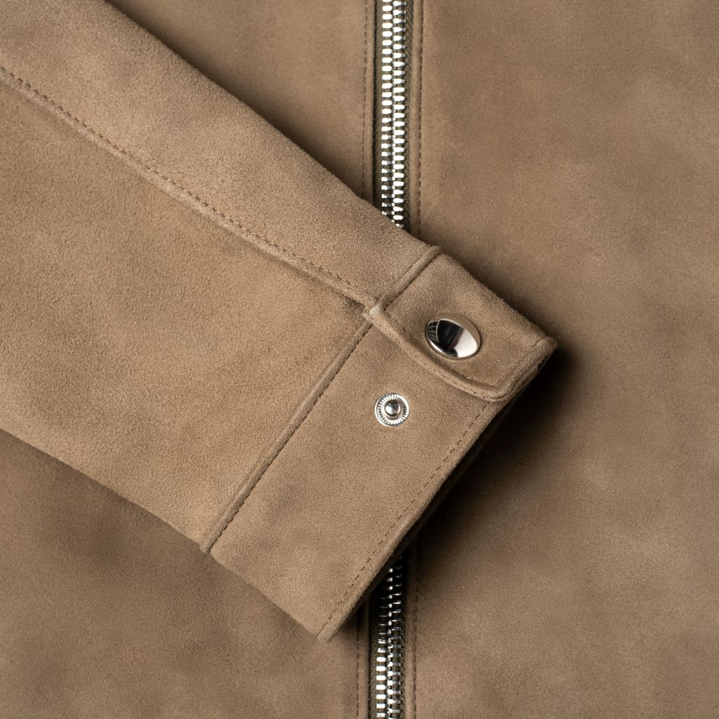 [S] Racer Jacket | Taupe - Image 5