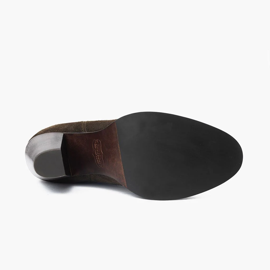 [S] Avenue | Dark Olive Suede - Image 4
