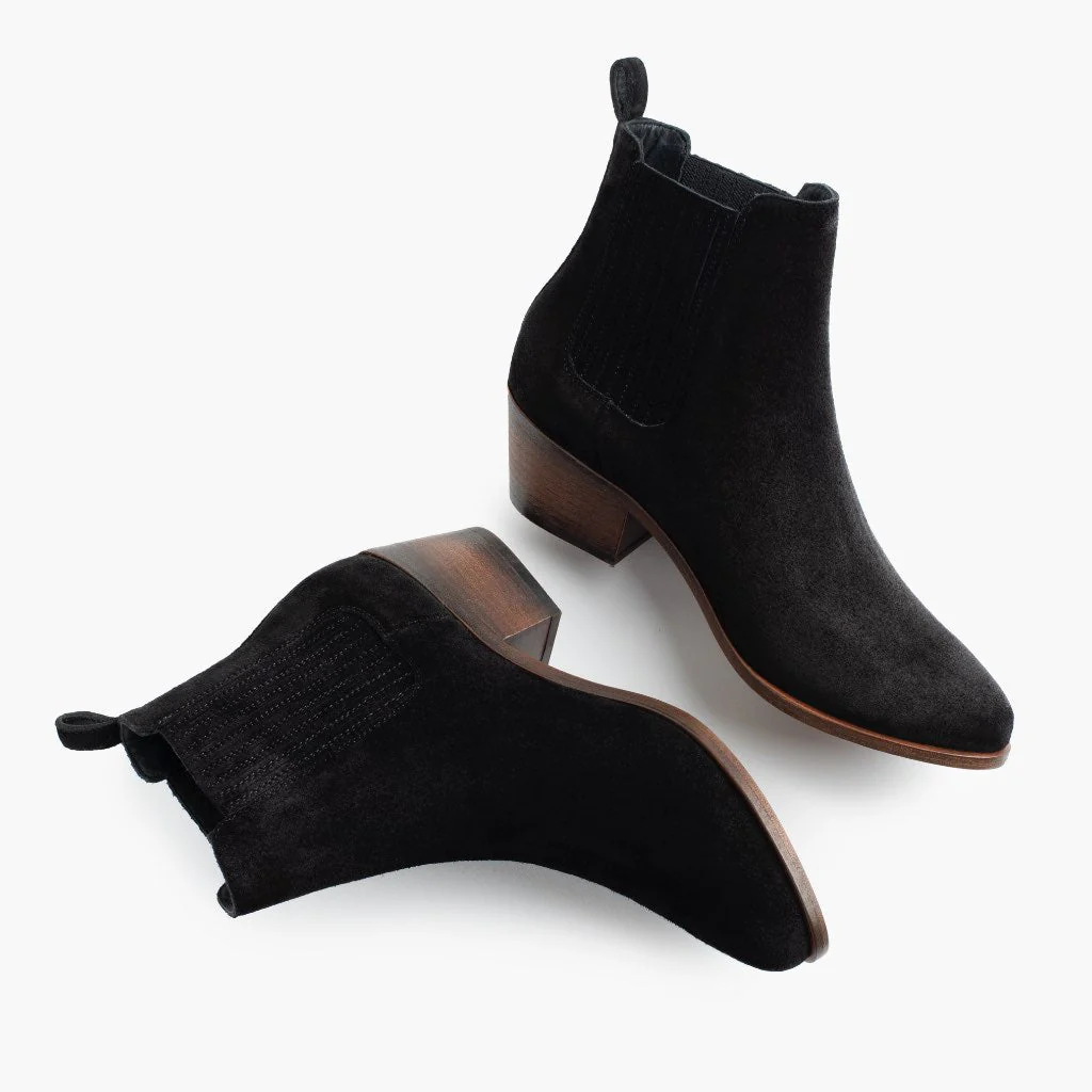 [S] Dreamer Bootie | Black Suede - Image 3
