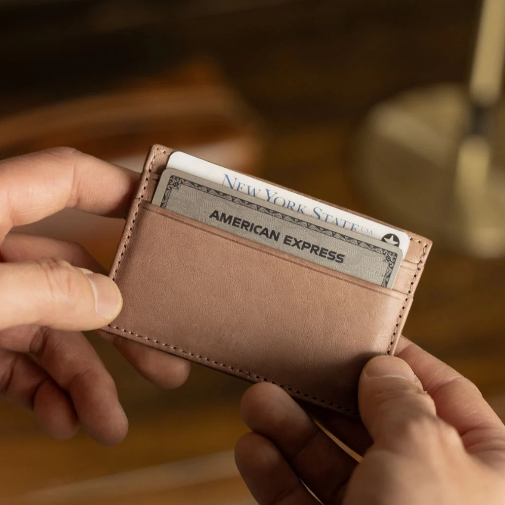 Leather Card Holder | Natural Vachetta - Image 5
