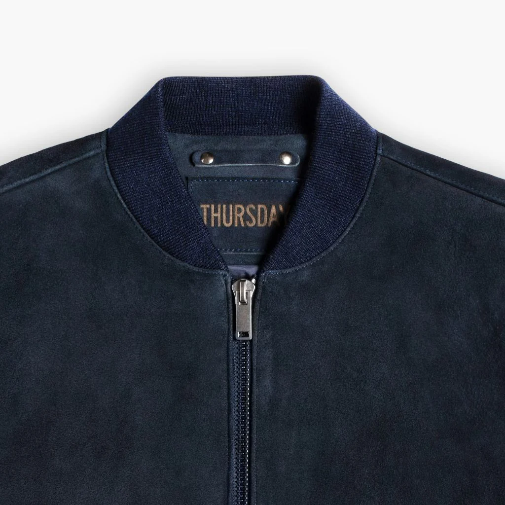 Bomber Jacket | Navy - Image 8