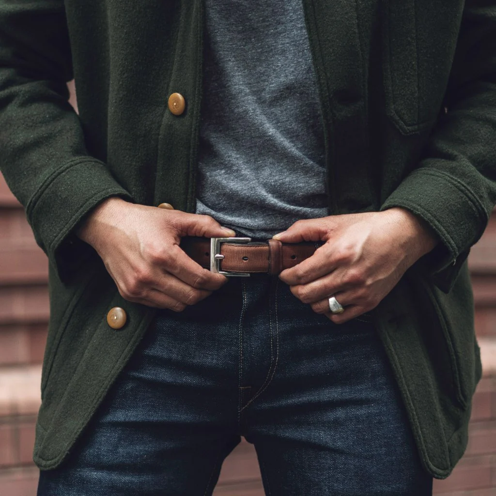 Men's Classic Leather Belt | Arizona Adobe - Image 4
