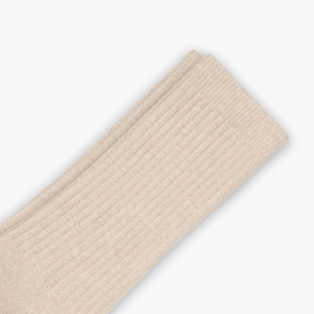 Men's Cotton Crew Sock | Latte - Image 2