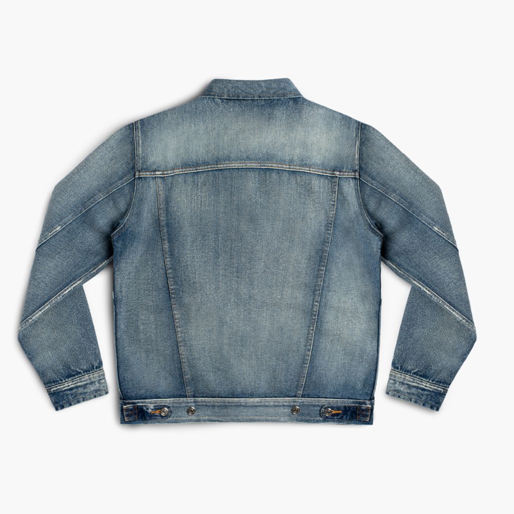 Denim Trucker Jacket | Washed Indigo - Image 6