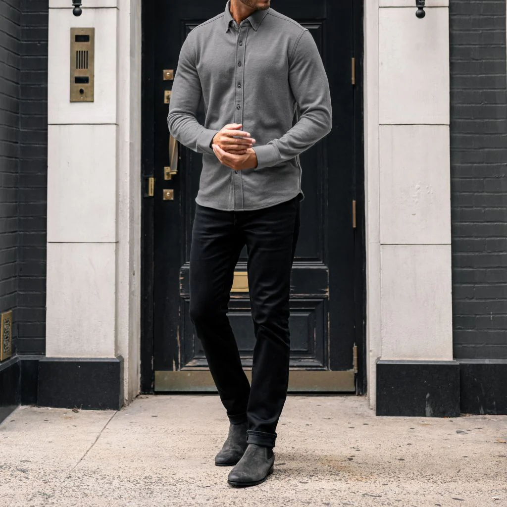 Everyday Button-Down Shirt | Grey - Image 8