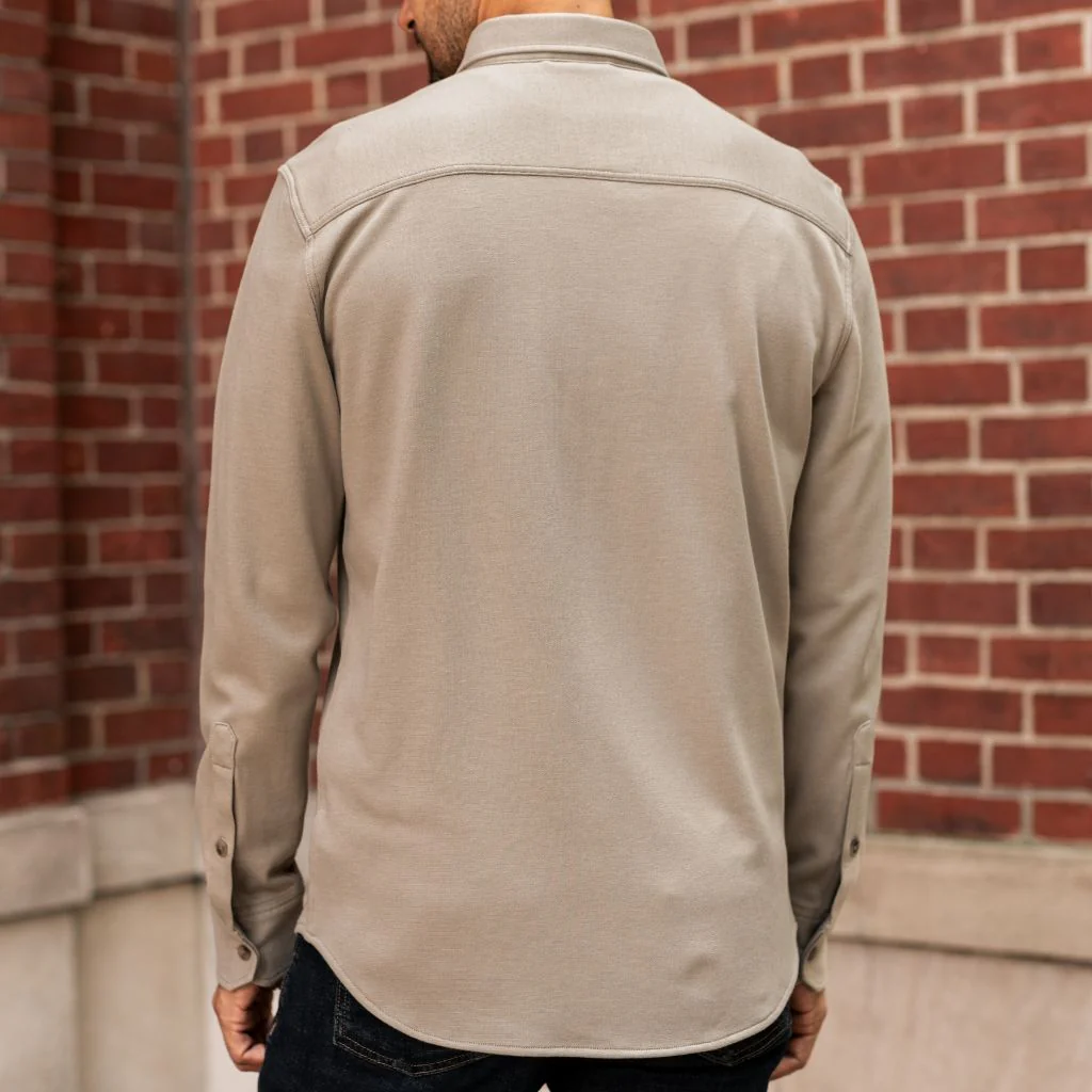 Everyday Button-Down Shirt | Taupe - Image 8