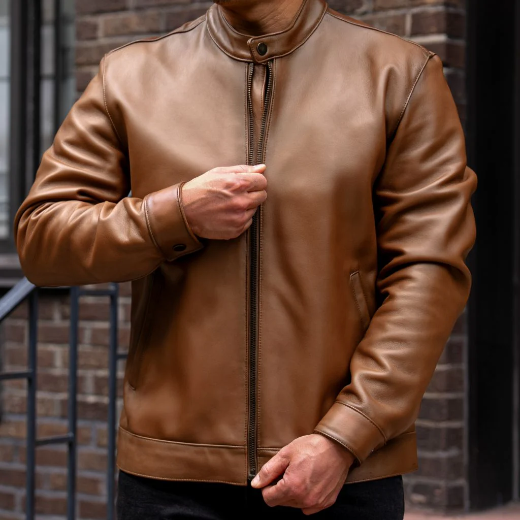 Racer Jacket | Toffee - Image 2