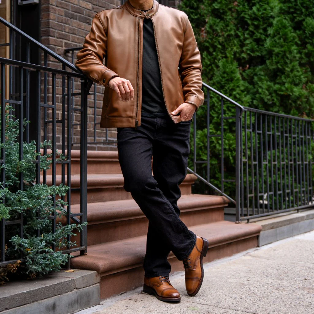 Racer Jacket | Toffee - Image 3