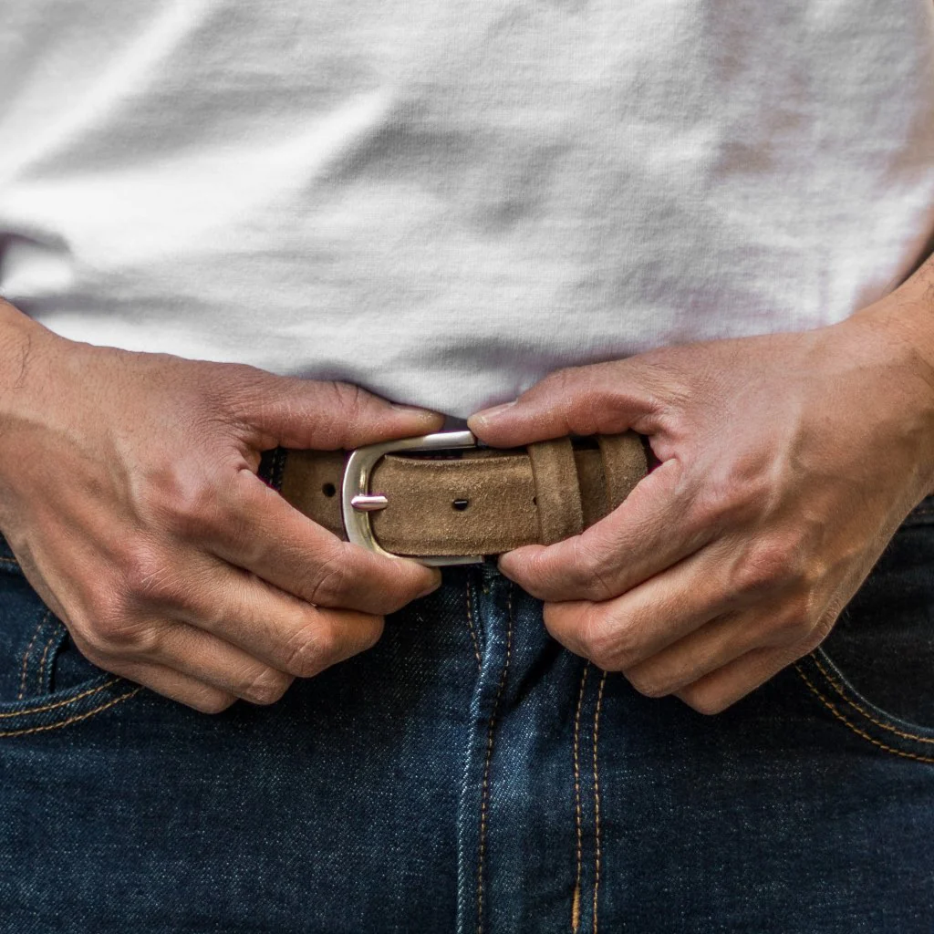 Men's Refined Leather Belt | Sandstone - Image 4