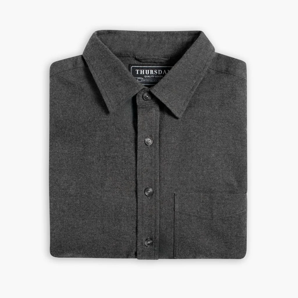 Solid Shirt | Heather Grey - Image 3