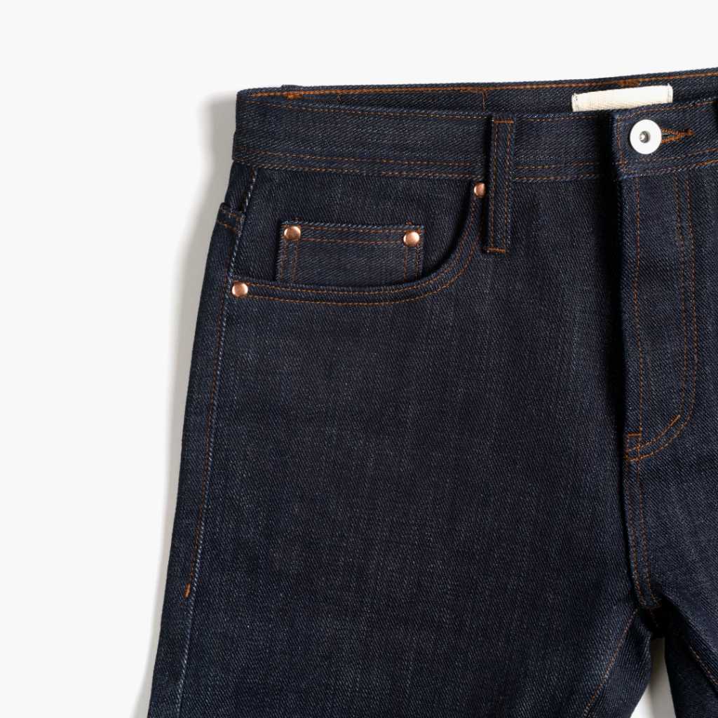 UB Heavyweight Selvedge Tapered Jeans | Indigo - Image 4