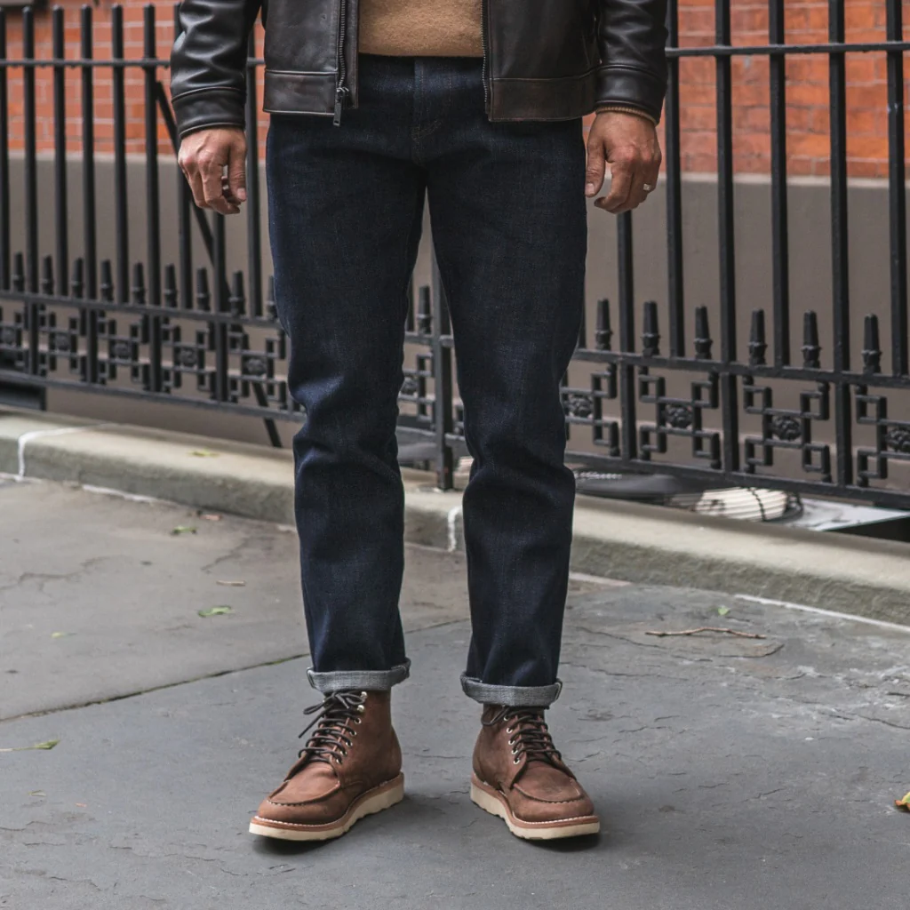 UB Heavyweight Selvedge Tapered Jeans | Indigo - Image 8