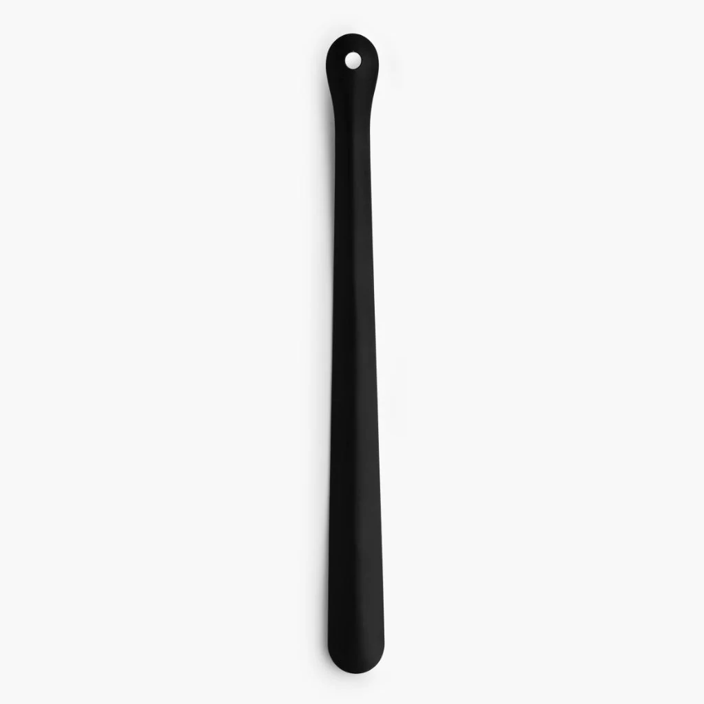 Cobbler's Choice 16" Metal Shoe Horn | Black Matte - Image 2