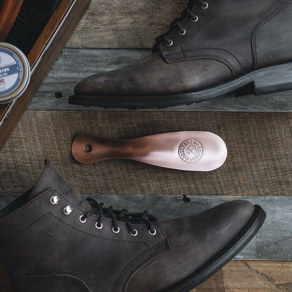 Cobbler's Choice Metal Shoe Horn | Brushed Copper - Image 3