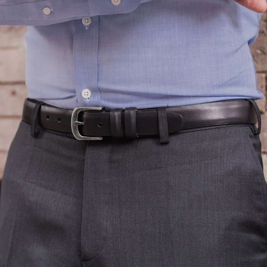 Men's Refined Leather Belt | Black - Image 5