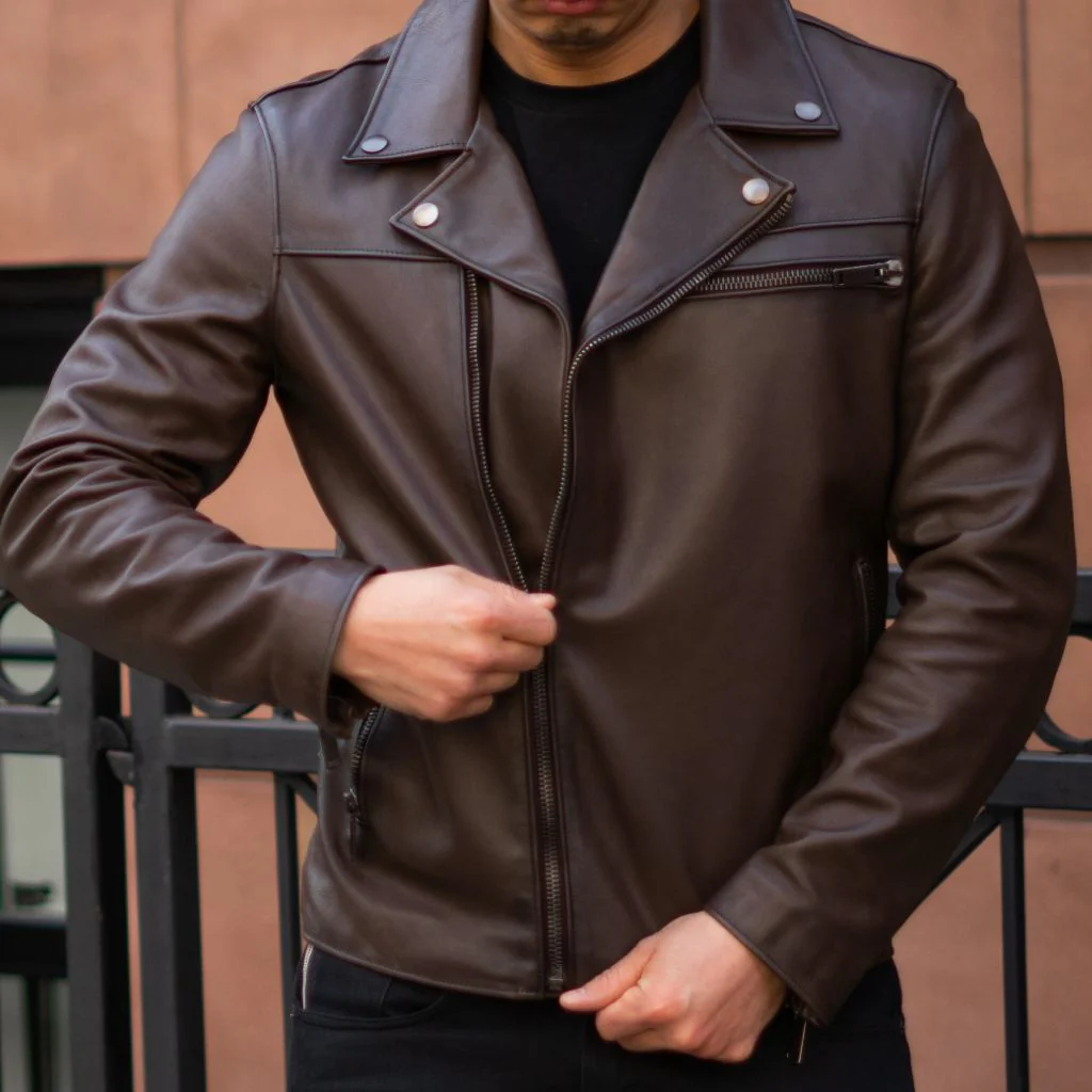 [W] Motorcycle Jacket | Old English - Image 7
