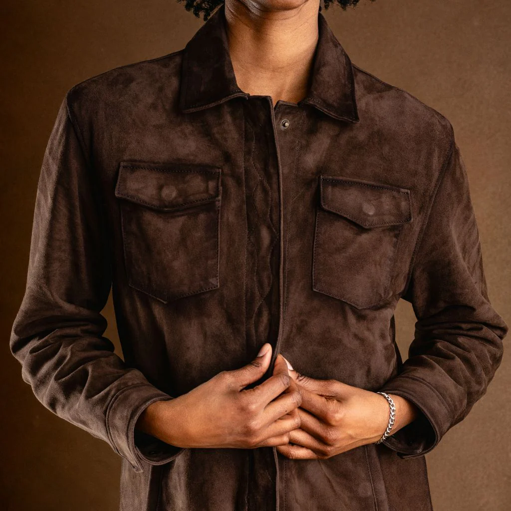 Dakota Shirt Jacket | Brown - Image 2