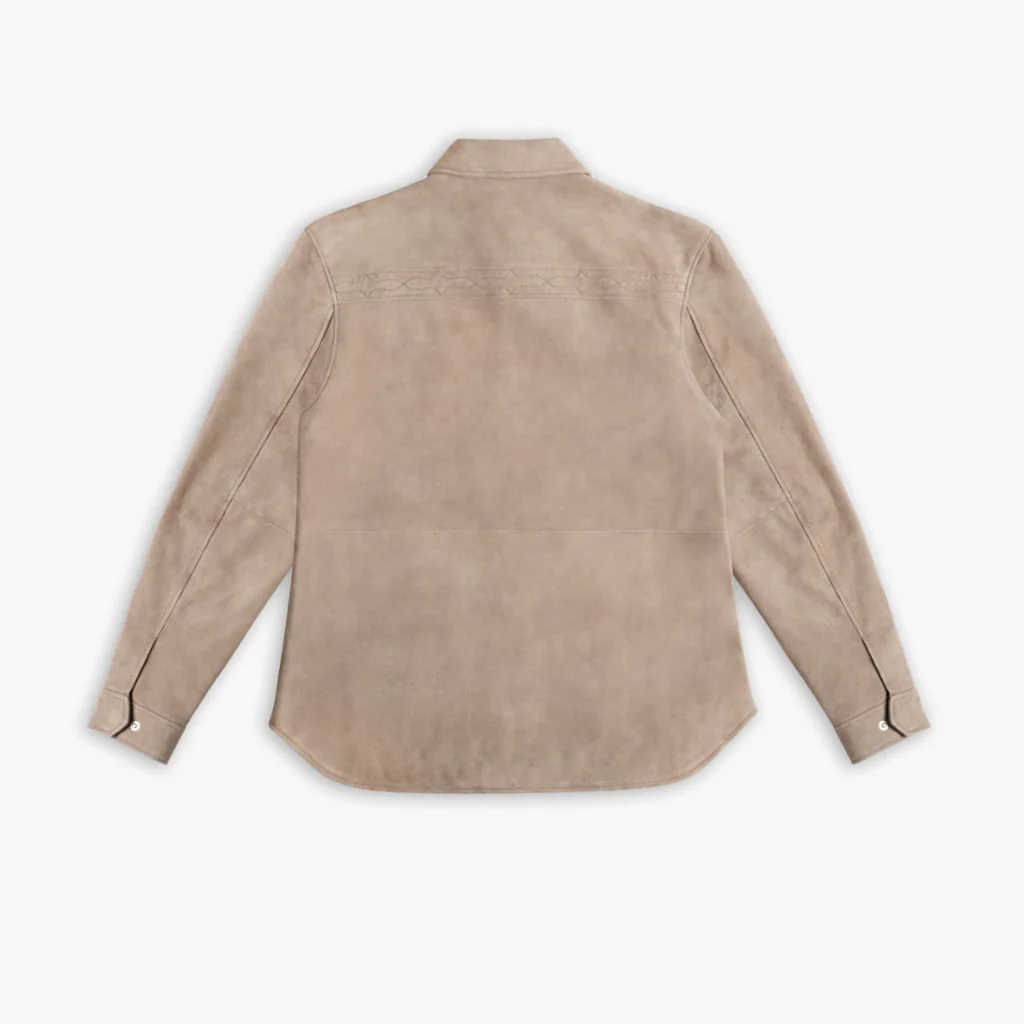 Dakota Shirt Jacket | Taupe - Image 6