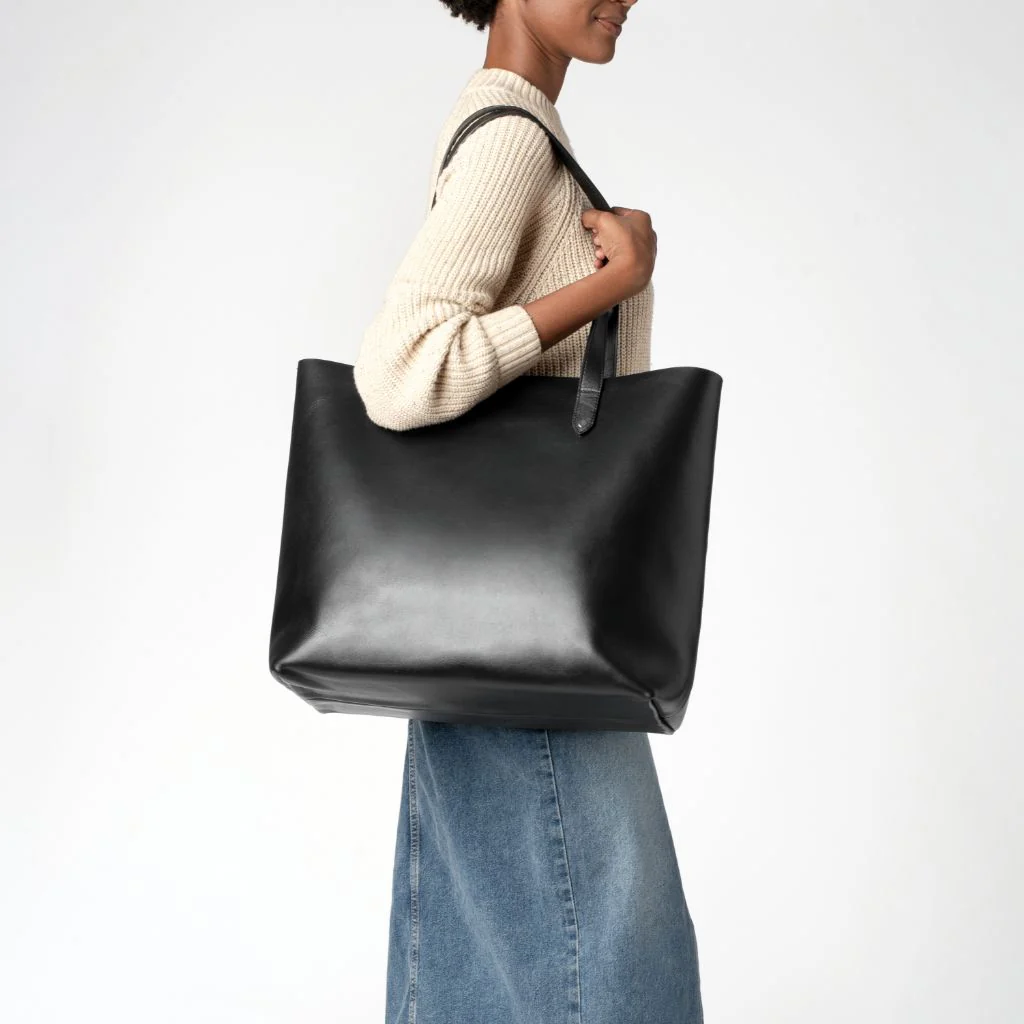 Everyday Tote | Black (XL) (Silver) - Image 7