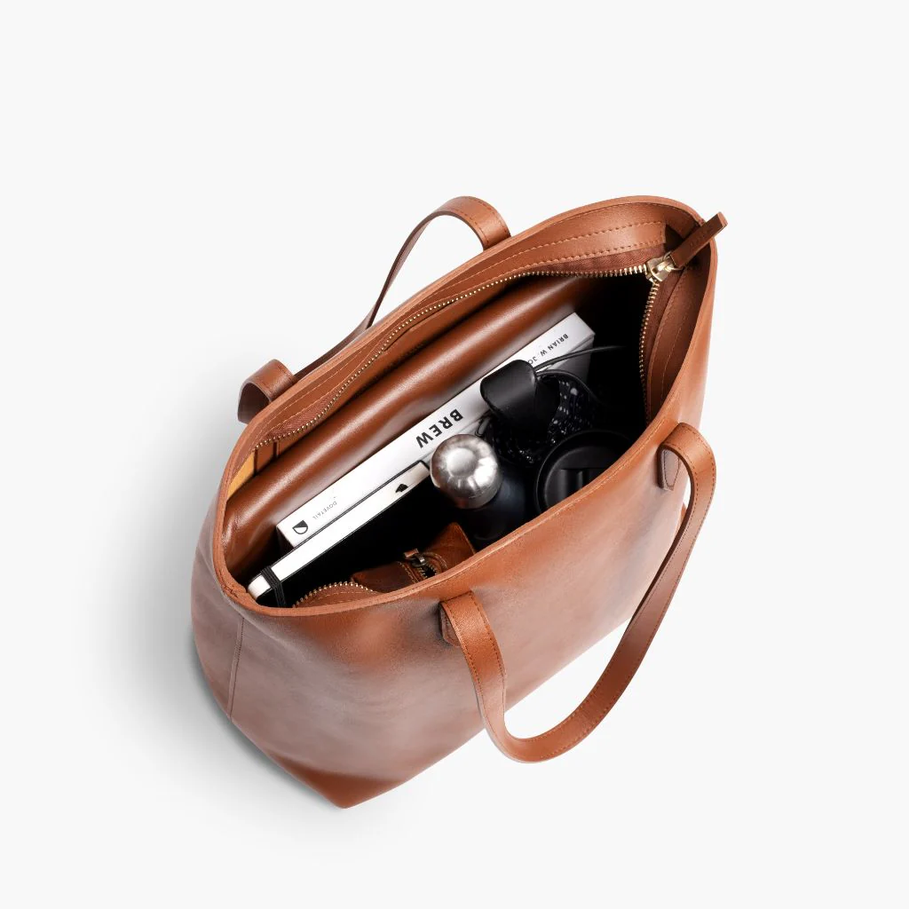 Everyday Tote | Cuero (L) (Zipper) - Image 3