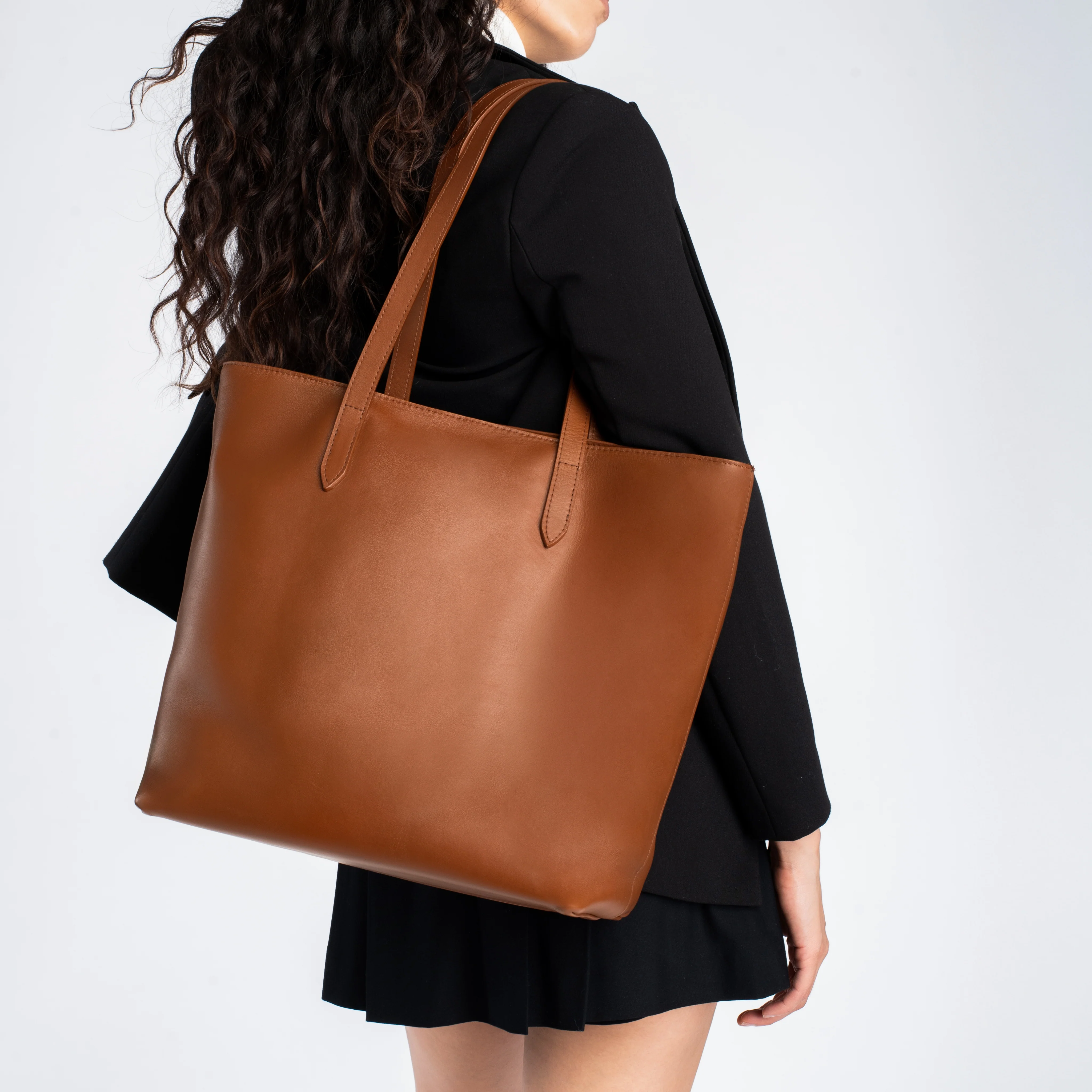 Everyday Tote | Cuero (L) (Zipper) - Image 6