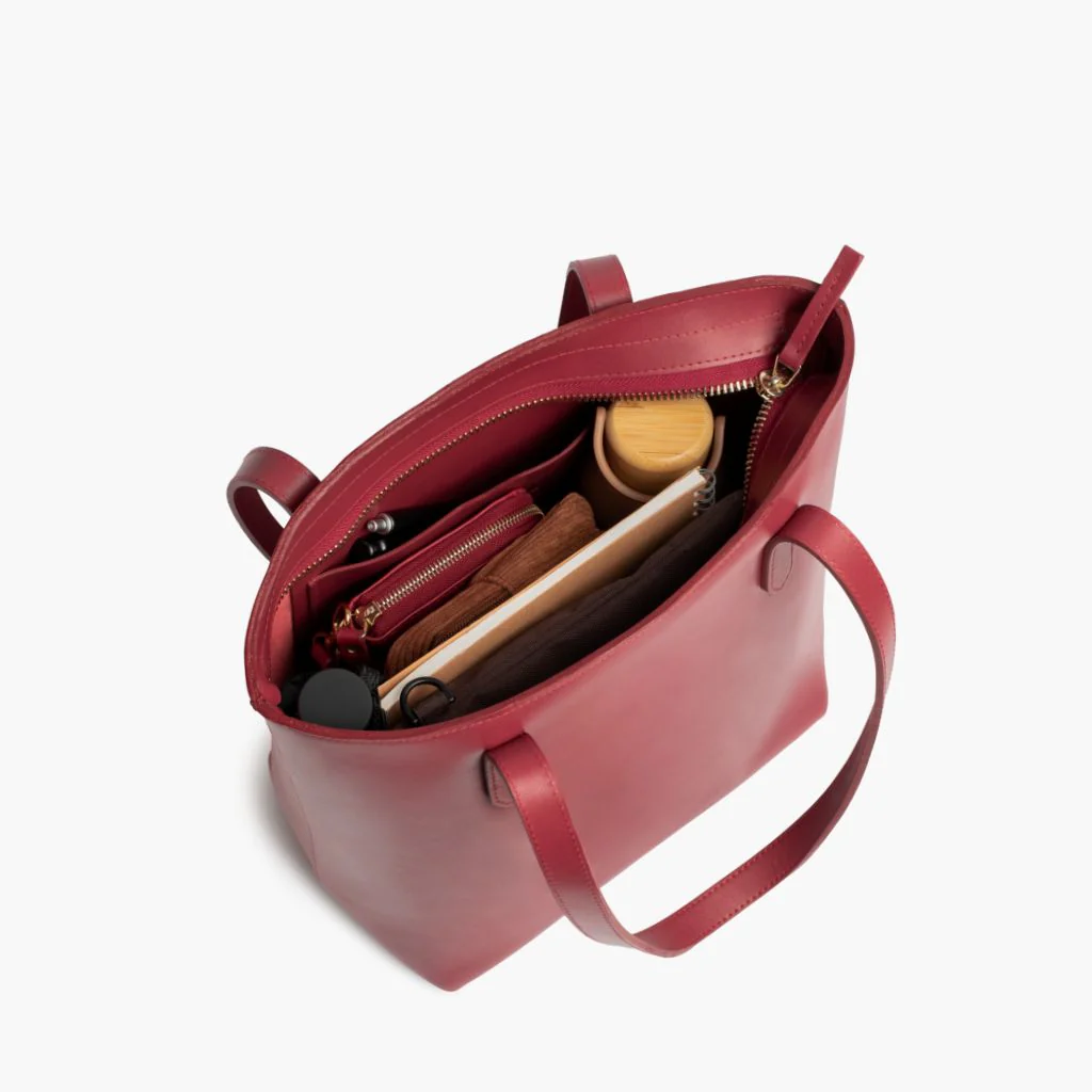 Everyday Tote | Red (M) (Zipper) - Image 3