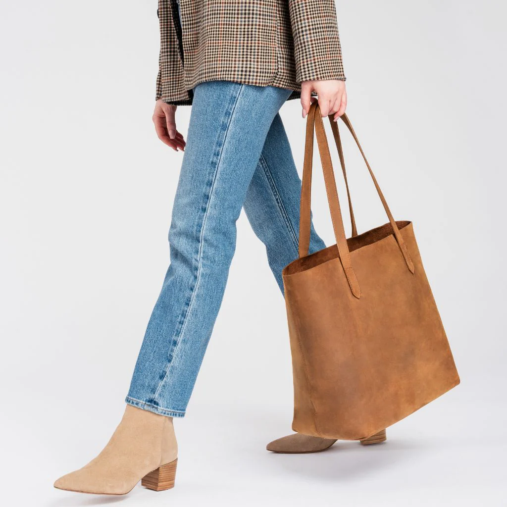 Everyday Tote | Vintage Cognac (L) - Image 8