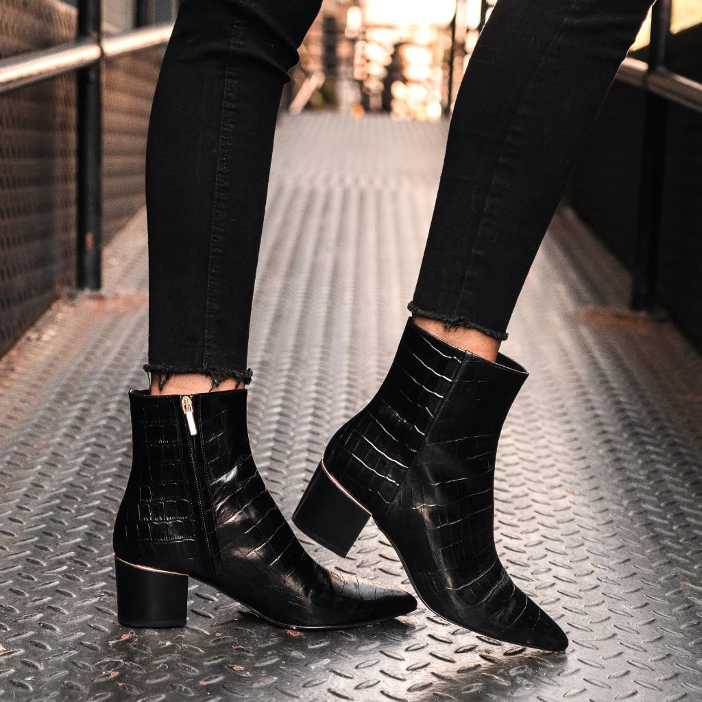 Luna | Black Croco - Image 7