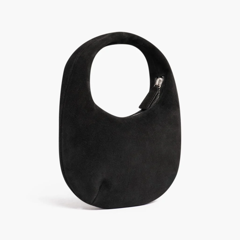 Mini Crescent | Black Suede - Image 2