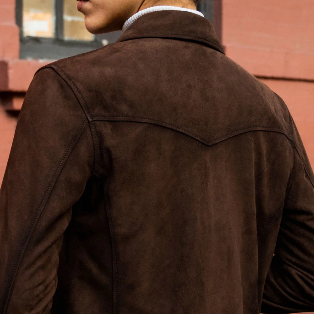 Suede Western Jacket | Brown - Image 2