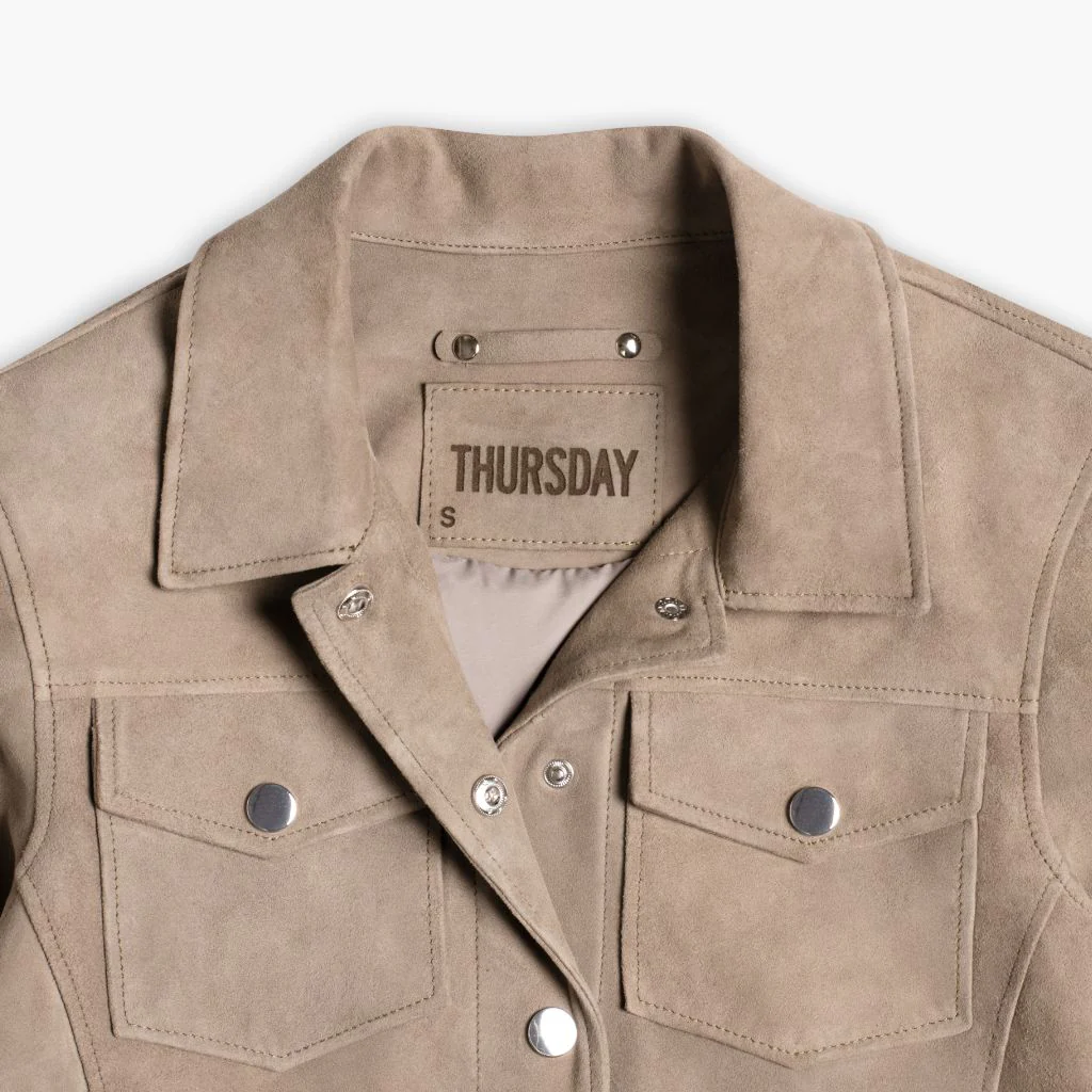 Suede Western Jacket | Taupe - Image 7