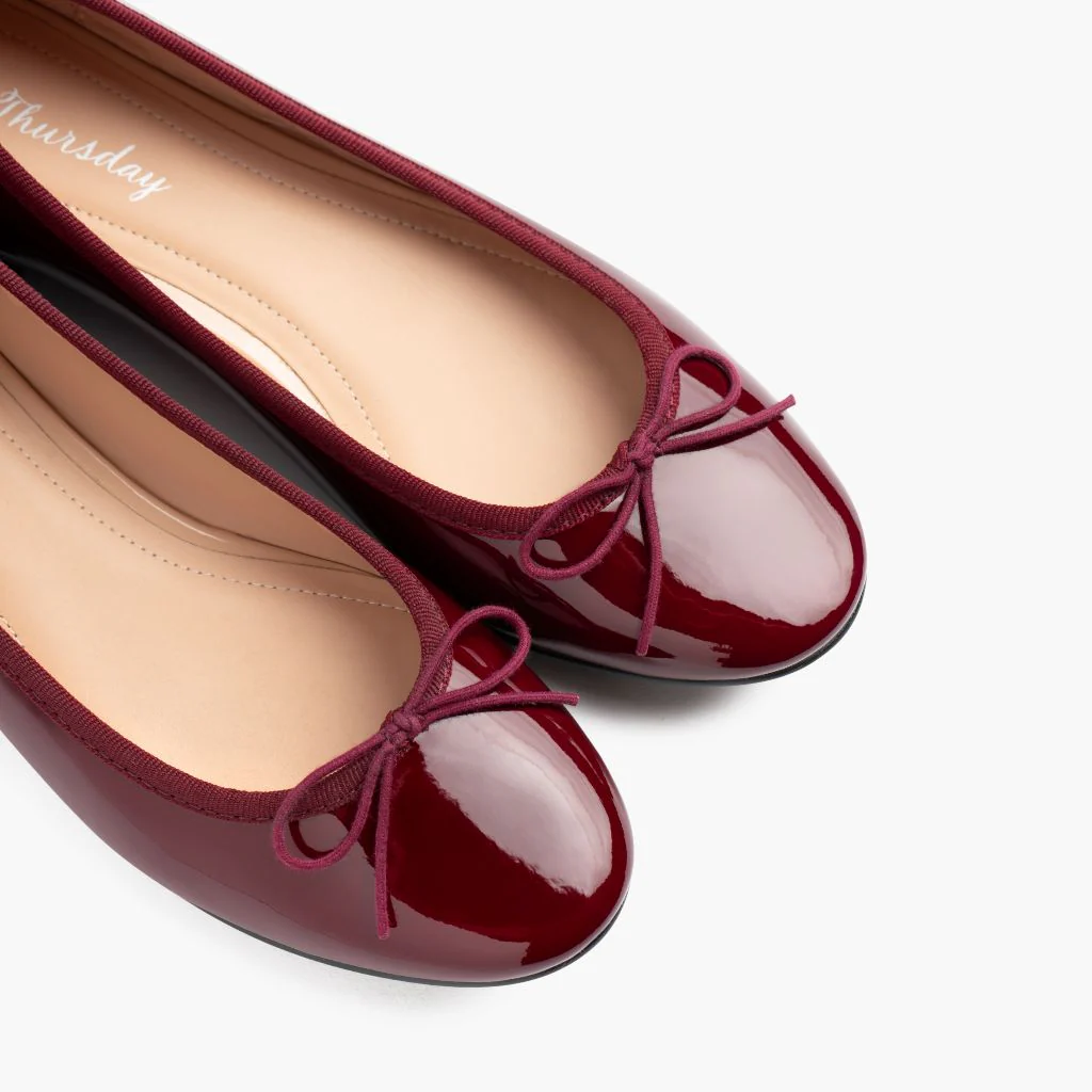 Tiny Dancer | Burgundy Patent - Image 6