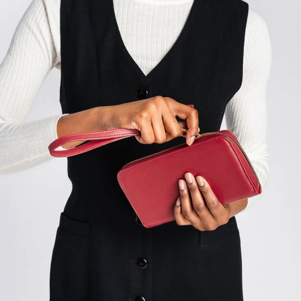 Wallet Wristlet | Red - Image 5