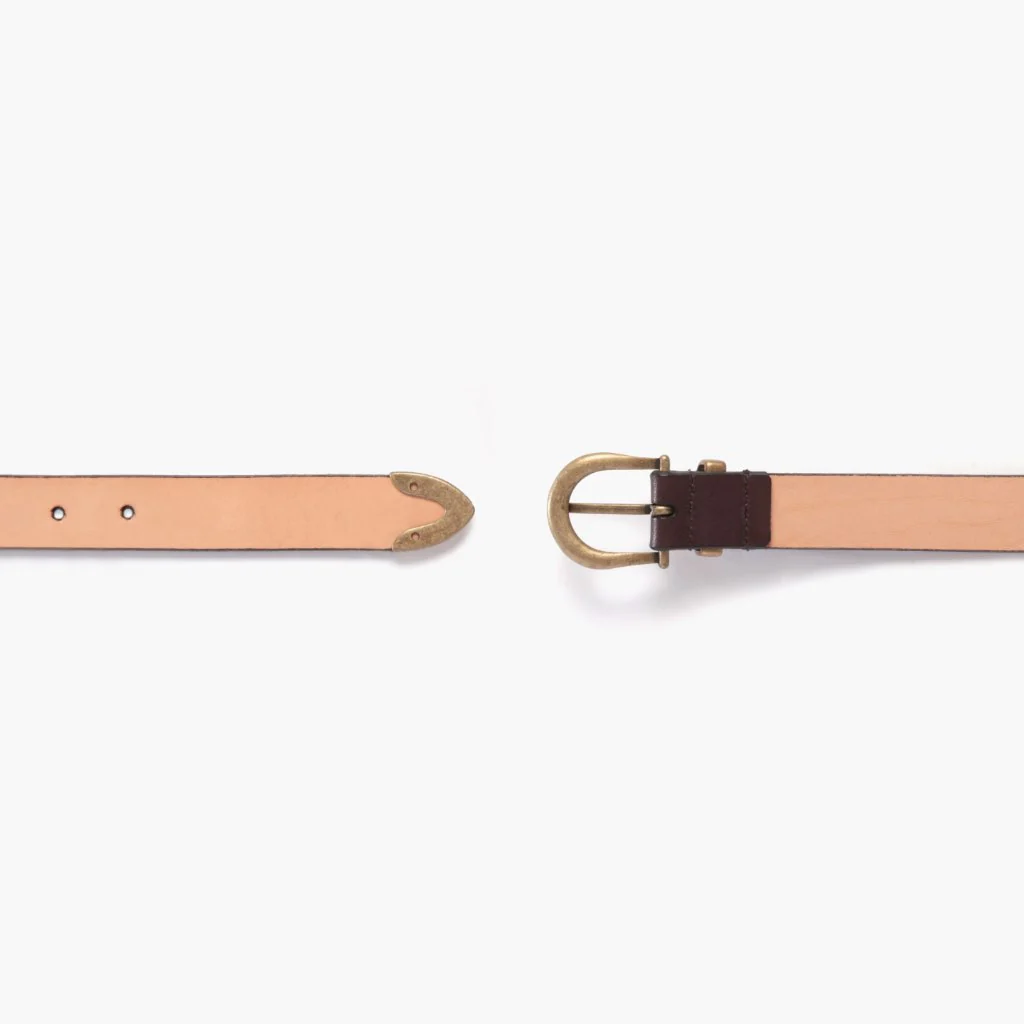 Women's Western Leather Belt | Brown - Image 3